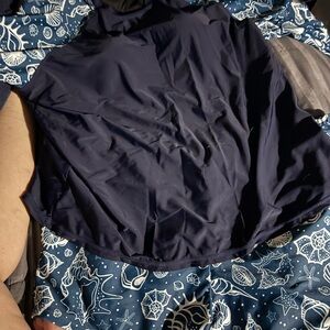 Navy Blue Women's Swim Top